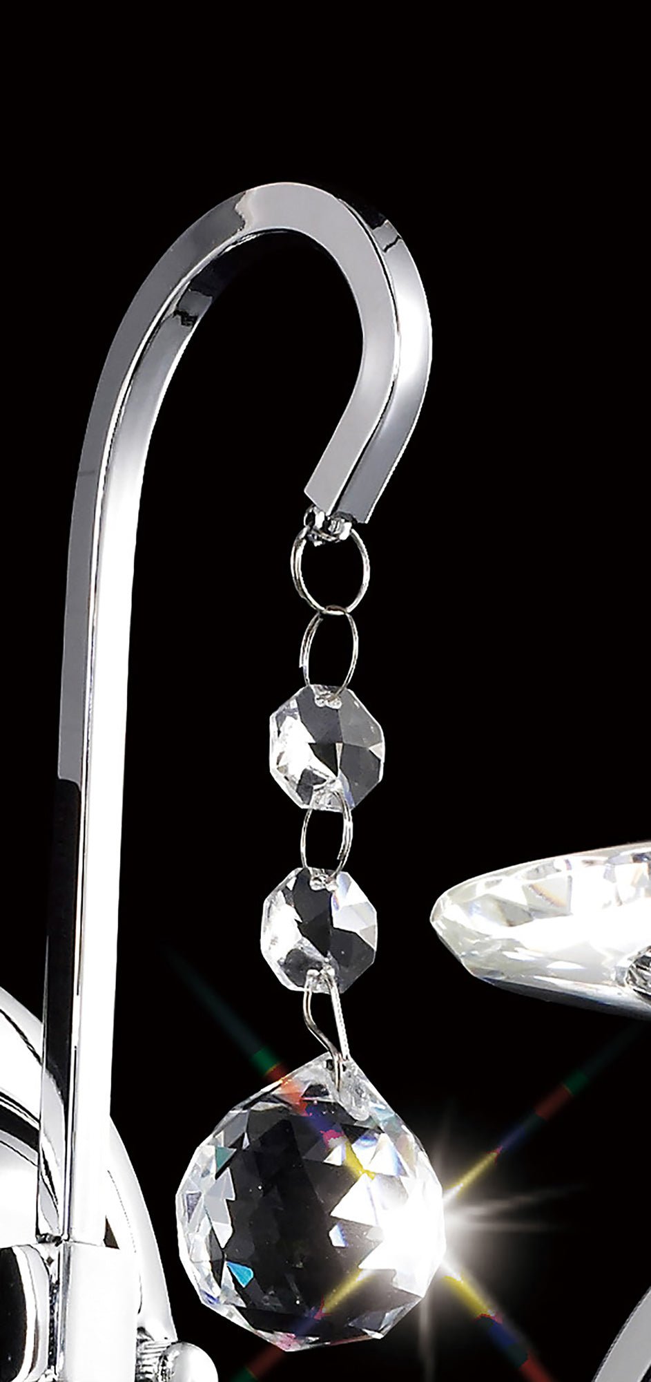 Diyas - Bianco Single Wall Light - Luminosity Designs Ltd