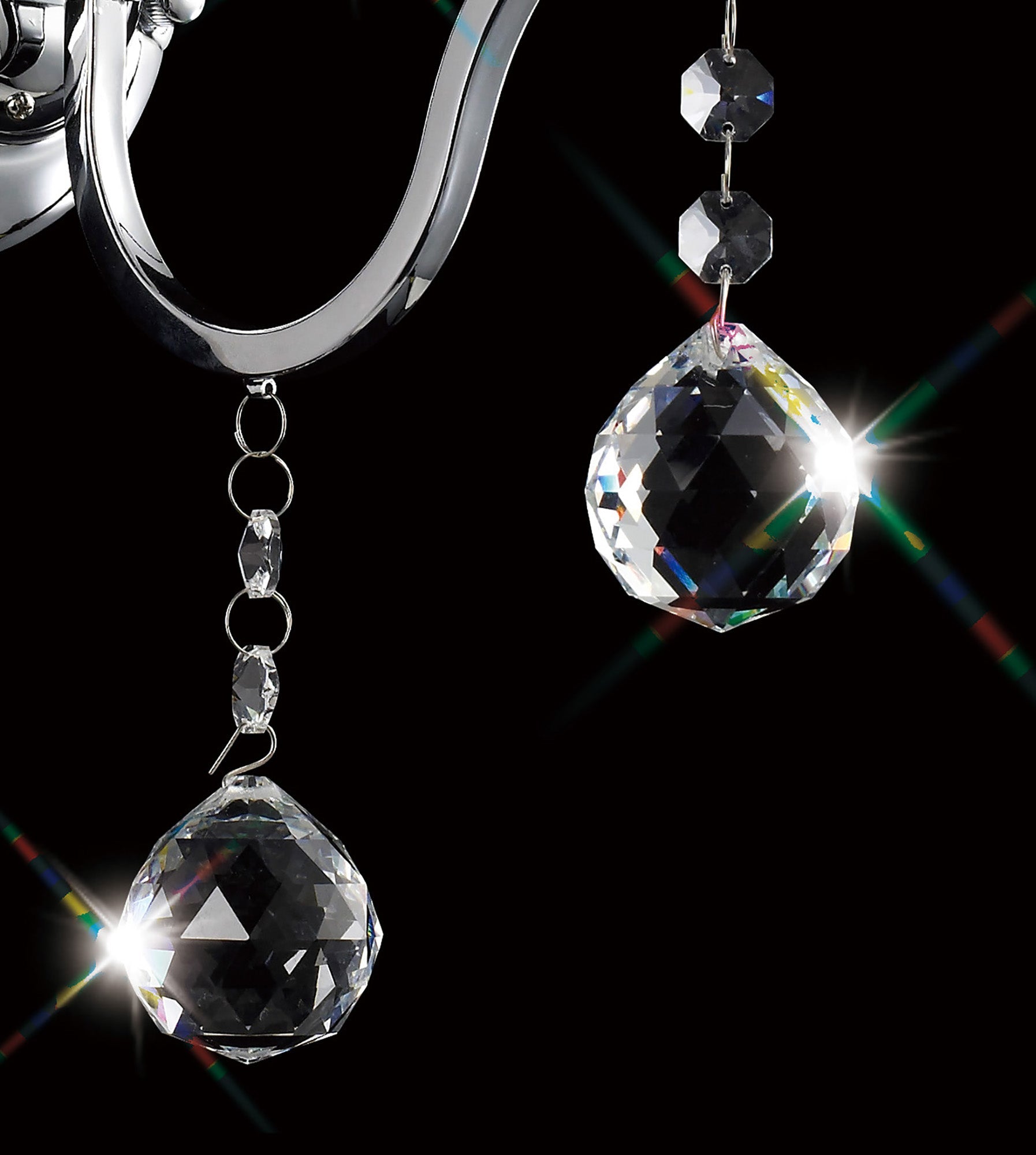 Diyas - Bianco Single Wall Light - Luminosity Designs Ltd