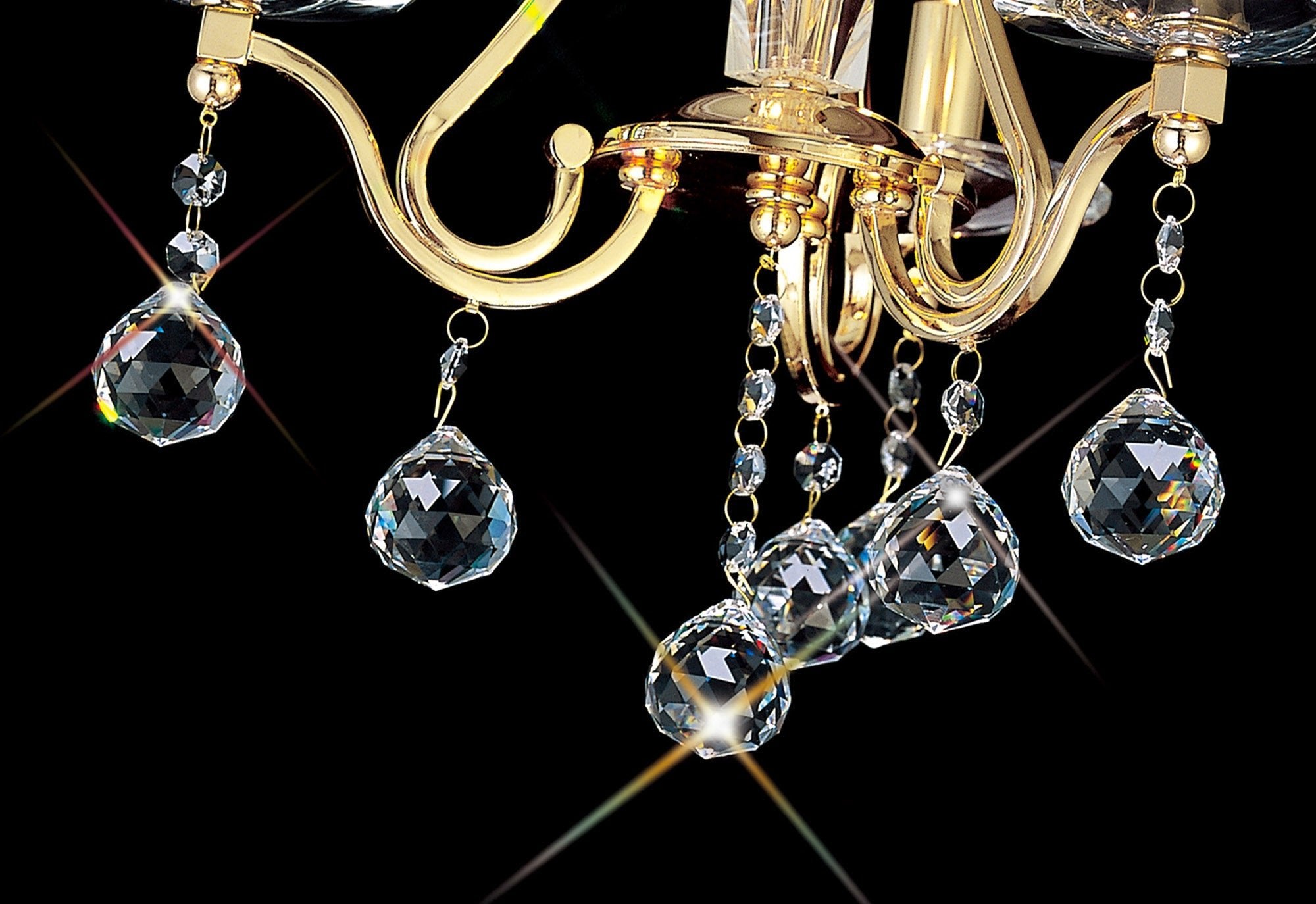 Diyas - Bianco Small Ceiling Chandelier - Luminosity Designs Ltd