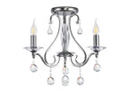 Diyas - Bianco Small Ceiling Chandelier - Luminosity Designs Ltd