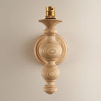 Endon - Bilbury Shaped Wood Traditional Style Wall Light. 1x B22 - Luminosity Designs Ltd