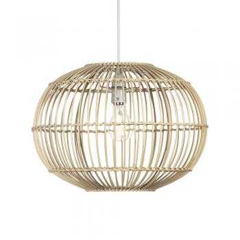 Oaks Lighting - Bishan Rattan Non Electric Pendant Shade - Luminosity Designs Ltd