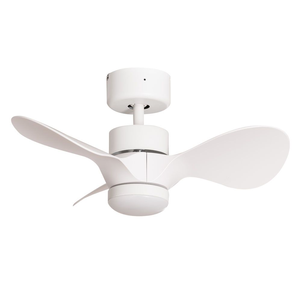 lse - Bladed 24 Inch Integrated LED Light Ceiling Fan with Remote Control - Luminosity Designs Ltd