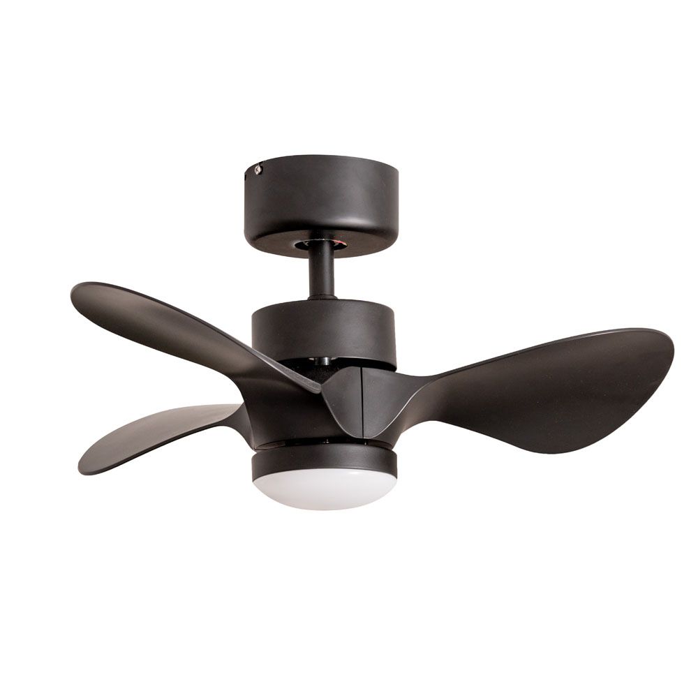 lse - Bladed 24 Inch Integrated LED Light Ceiling Fan with Remote Control - Luminosity Designs Ltd