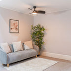 lse - Bladed 36 Inch Integrated LED Light Ceiling Fan with Remote Control - Luminosity Designs Ltd