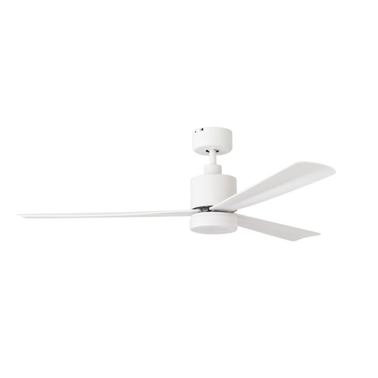 lse - Bladed 52 Inch Integrated LED Light Ceiling Fan with Remote Control - Luminosity Designs Ltd