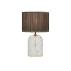 Oaks Lighting - Bloomsberry Cut Glass Table Lamp Complete With Shade, 1x E27 (Oaks TL 3037 AB) - Luminosity Designs Ltd
