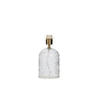 Oaks Lighting - Bloomsberry Cut Glass Table Lamp Complete With Shade, 1x E27 (Oaks TL 3037 AB) - Luminosity Designs Ltd