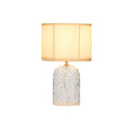 Oaks Lighting - Bloomsberry Cut Glass Table Lamp Complete With Shade, 1x E27 (Oaks TL 3037 AB) - Luminosity Designs Ltd
