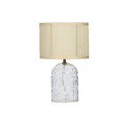 Oaks Lighting - Bloomsberry Cut Glass Table Lamp Complete With Shade, 1x E27 (Oaks TL 3037 AB) - Luminosity Designs Ltd