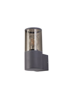 Luminosity Designs Ltd - Boardwalk Wall Lamp 1 x E27, IP54, Anthracite/Smoked - Luminosity Designs Ltd