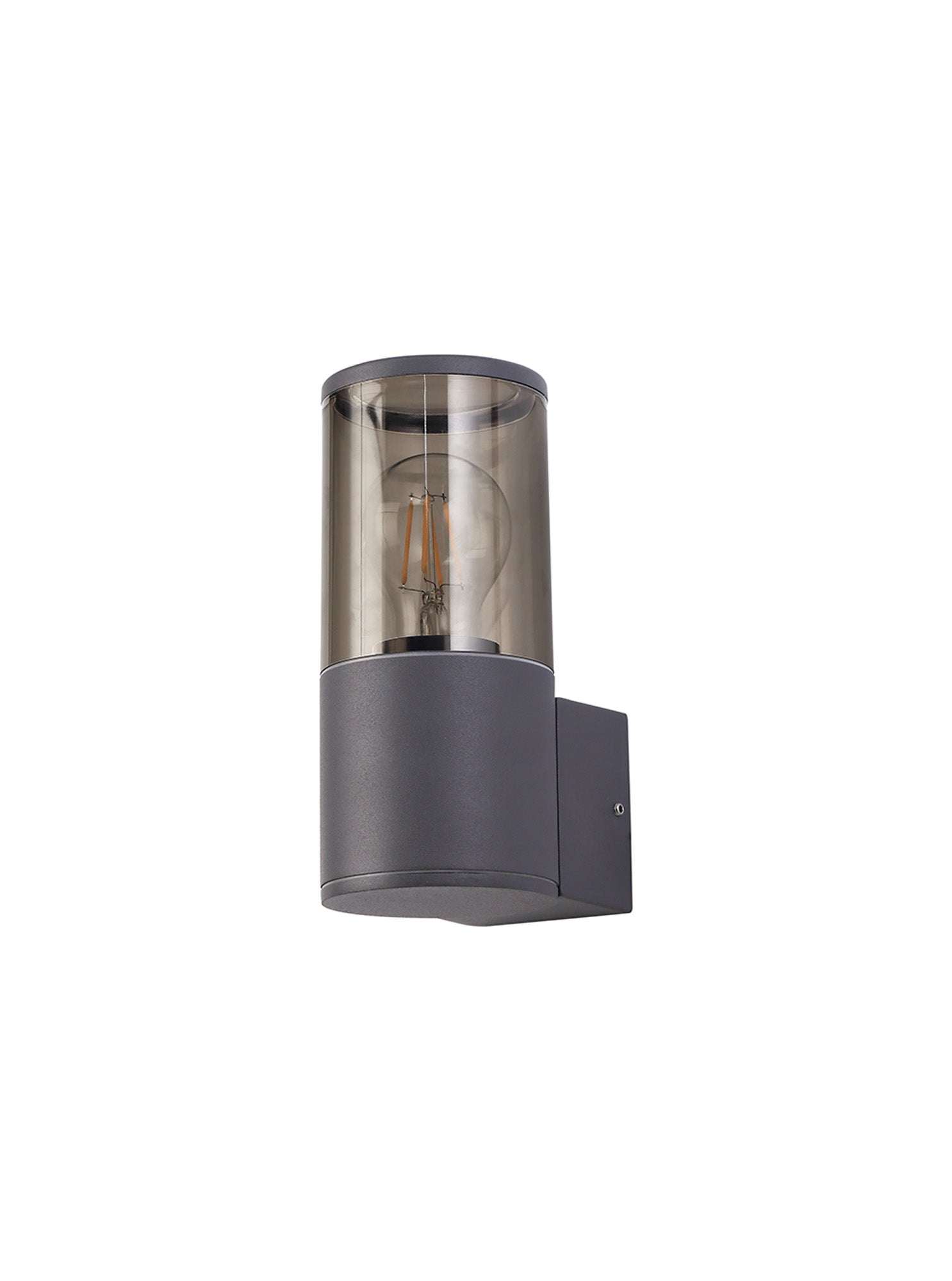 Luminosity Designs Ltd - Boardwalk Wall Lamp 1 x E27, IP54, Anthracite/Smoked - Luminosity Designs Ltd
