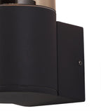 Luminosity Designs Ltd - Boardwalk Wall Lamp 1 x E27, IP54, Anthracite/Smoked - Luminosity Designs Ltd