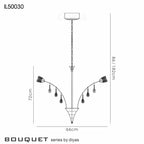 Diyas - Bouquet Pendant - Luminosity Designs Ltd