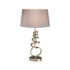 Oaks Lighting - Brampton Spiral Artistic Table Lamp Complete with Shade, 1x E27 - Luminosity Designs Ltd