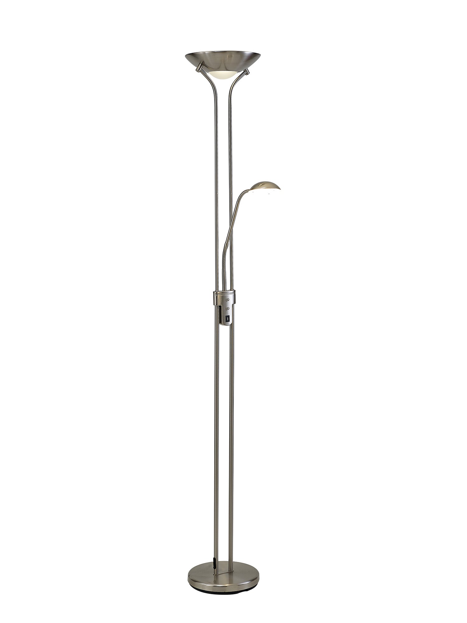 Deco - Brazier LED Dimmable Uplighter Mother and Child Floor Lamp With USB Port - Luminosity Designs Ltd