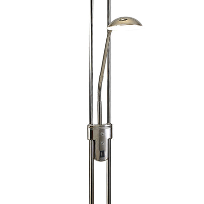 Brazier LED Dimmable Uplighter Mother and Child Floor Lamp With USB Port