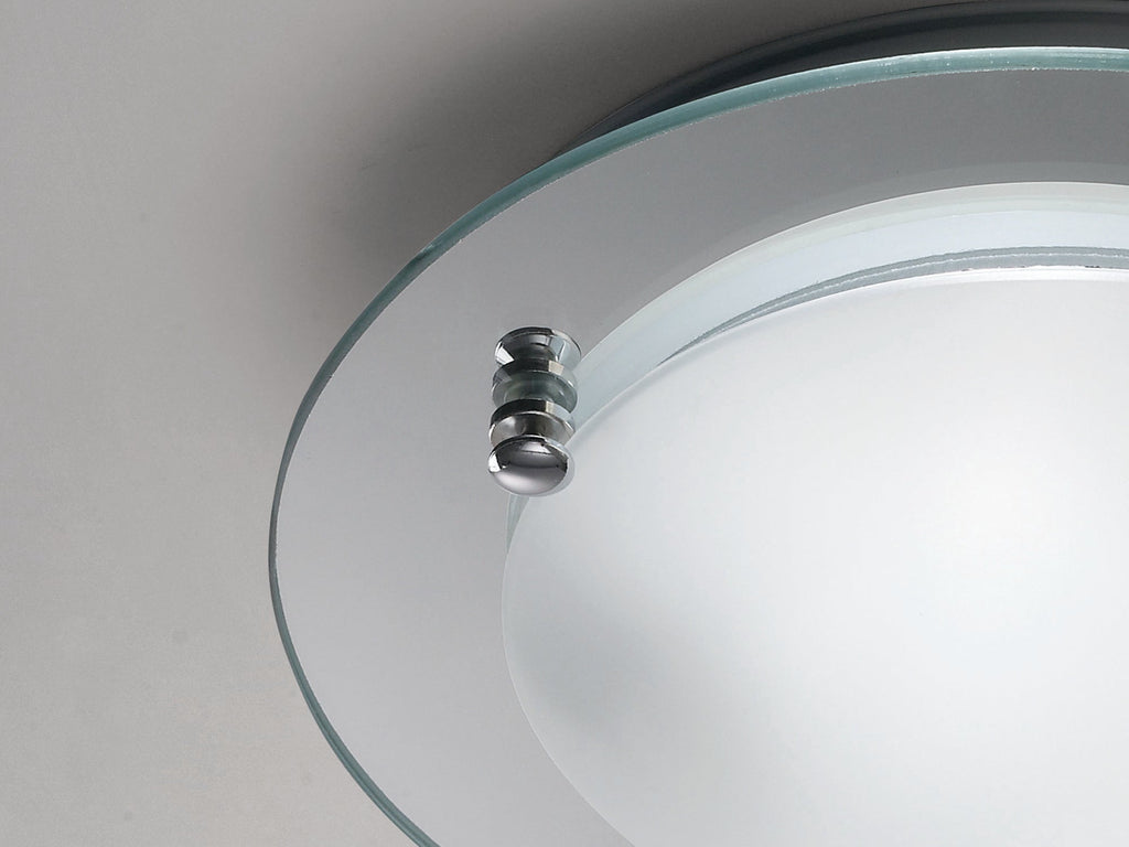 Deco - Brooklyn Round Flush Ceiling Light - Luminosity Designs Ltd