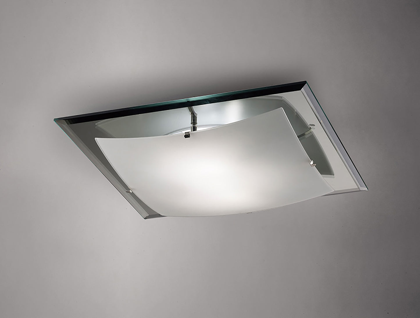 Brooklyn Square Flush Ceiling Light