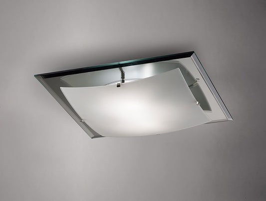 Brooklyn Square Flush Ceiling Light