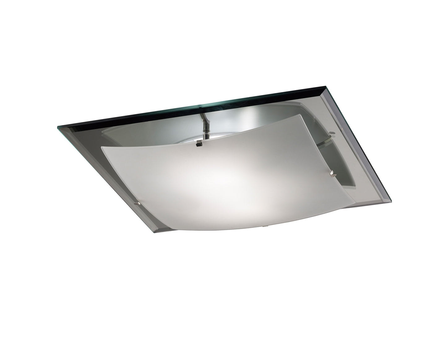 Brooklyn Square Flush Ceiling Light