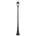 Endon - Burford Outdoor Die Cast Aluminium Lamp Post with Glass Lantern, IP44, 1x E27 (Endon 76551) - Luminosity Designs Ltd