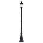 Endon - Burford Outdoor Die Cast Aluminium Lamp Post with Glass Lantern, IP44, 1x E27 (Endon 76551) - Luminosity Designs Ltd