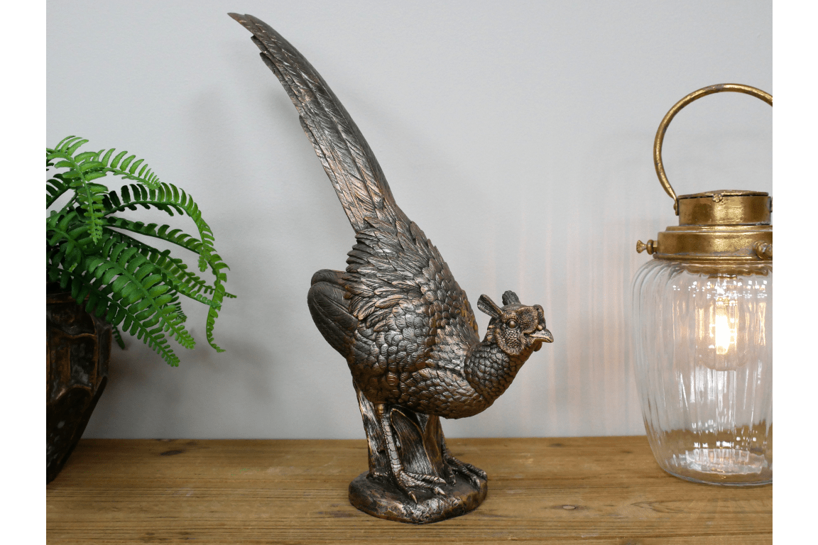 Luminosity Designs - Burnished Bronze Pheasant Ornament - Luminosity Designs Ltd