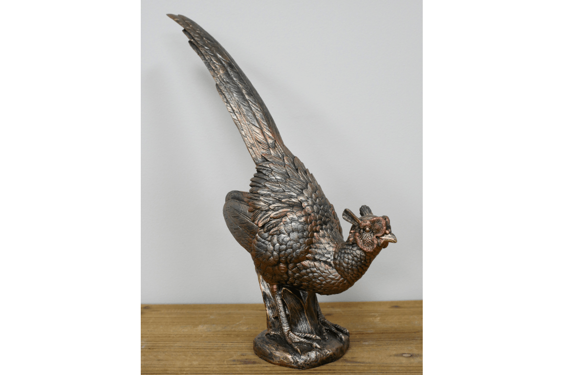 Luminosity Designs - Burnished Bronze Pheasant Ornament - Luminosity Designs Ltd