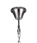 Luminosity Designs - Camelot 46cm Chandelier Pendant, 4 Light E14, Polished Chrome/Clear Glass/Crystal - Luminosity Designs Ltd