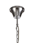 Luminosity Designs - Camelot 65cm Chandelier Pendant, 6 Light E14, Polished Chrome/Clear Glass/Crystal - Luminosity Designs Ltd