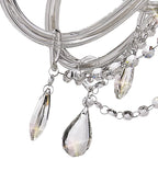 Luminosity Designs - Camelot 81cm Chandelier Pendant, 12 Light E14, Polished Chrome/Clear Glass/Crystal - Luminosity Designs Ltd
