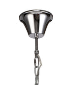 Luminosity Designs - Camelot 81cm Chandelier Pendant, 8 Light E14, Polished Chrome/Clear Glass/Crystal - Luminosity Designs Ltd