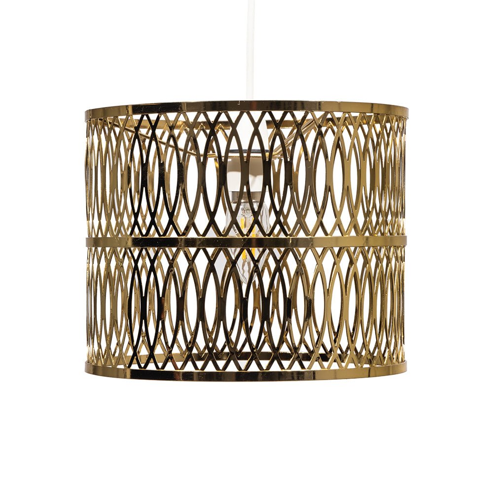 Oaks Lighting - Camena Non Electric Pendant Shade With Metal Framework - Luminosity Designs Ltd