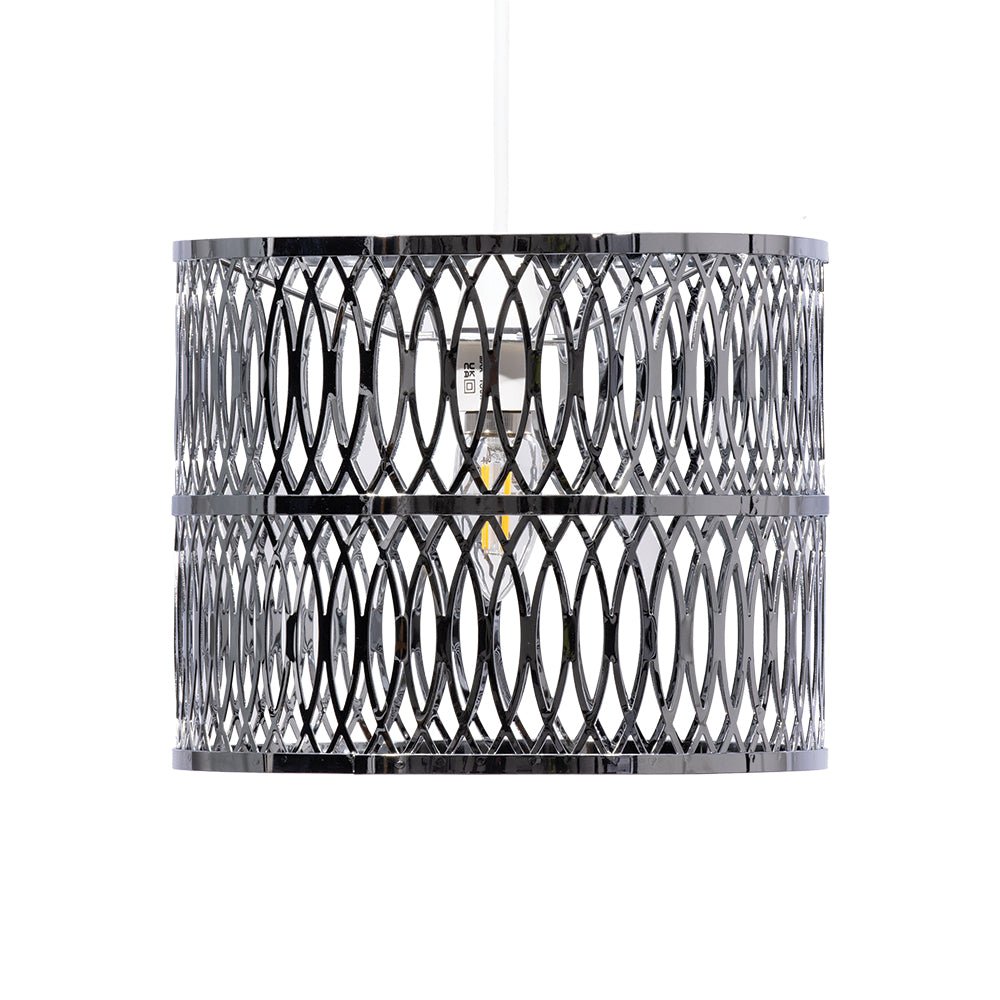 Oaks Lighting - Camena Non Electric Pendant Shade With Metal Framework - Luminosity Designs Ltd