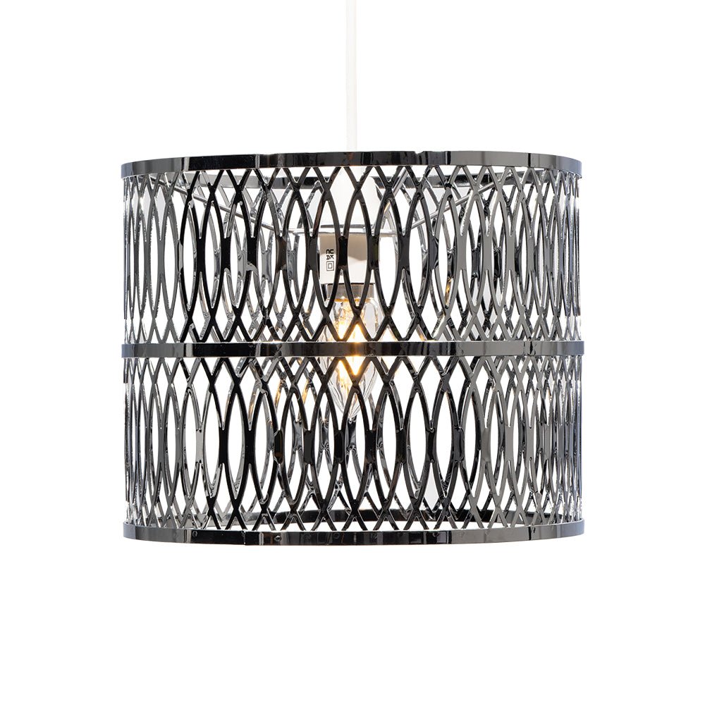 Oaks Lighting - Camena Non Electric Pendant Shade With Metal Framework - Luminosity Designs Ltd