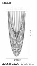 Diyas - Camilla Ceiling Light - Luminosity Designs Ltd