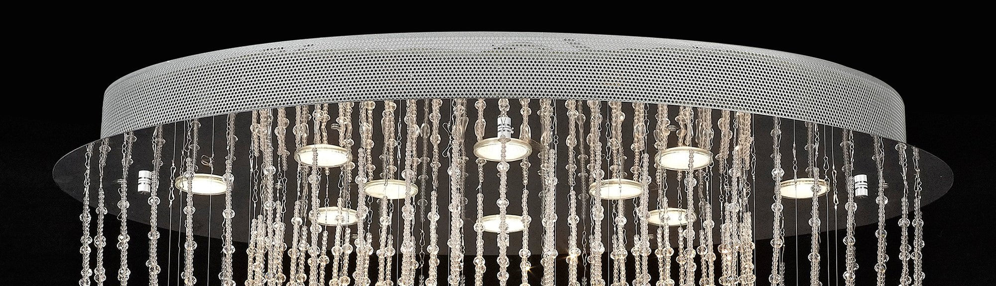 Diyas - Camilla Ceiling Oval 10 Light - Luminosity Designs Ltd