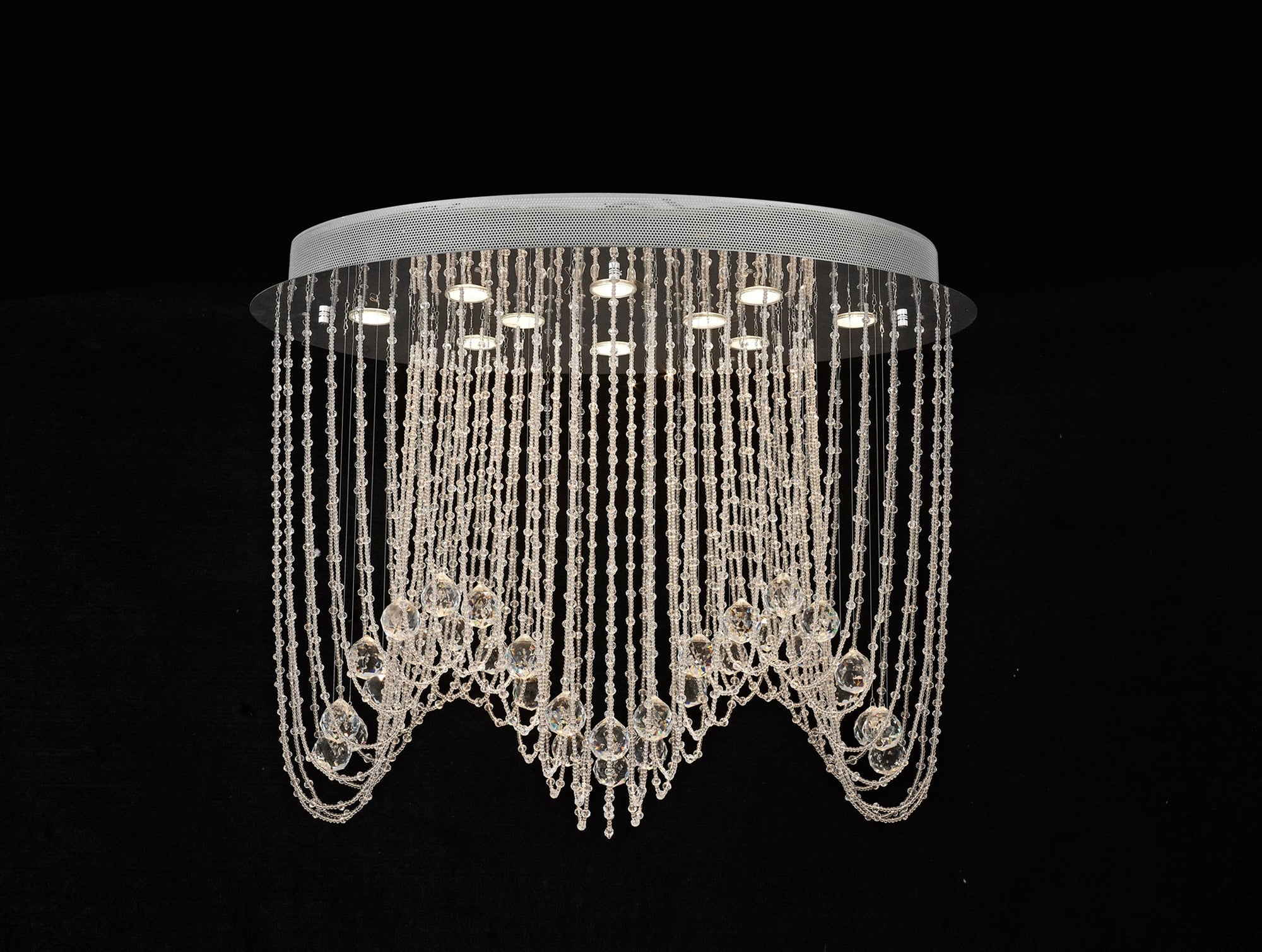 Diyas - Camilla Ceiling Oval 10 Light - Luminosity Designs Ltd