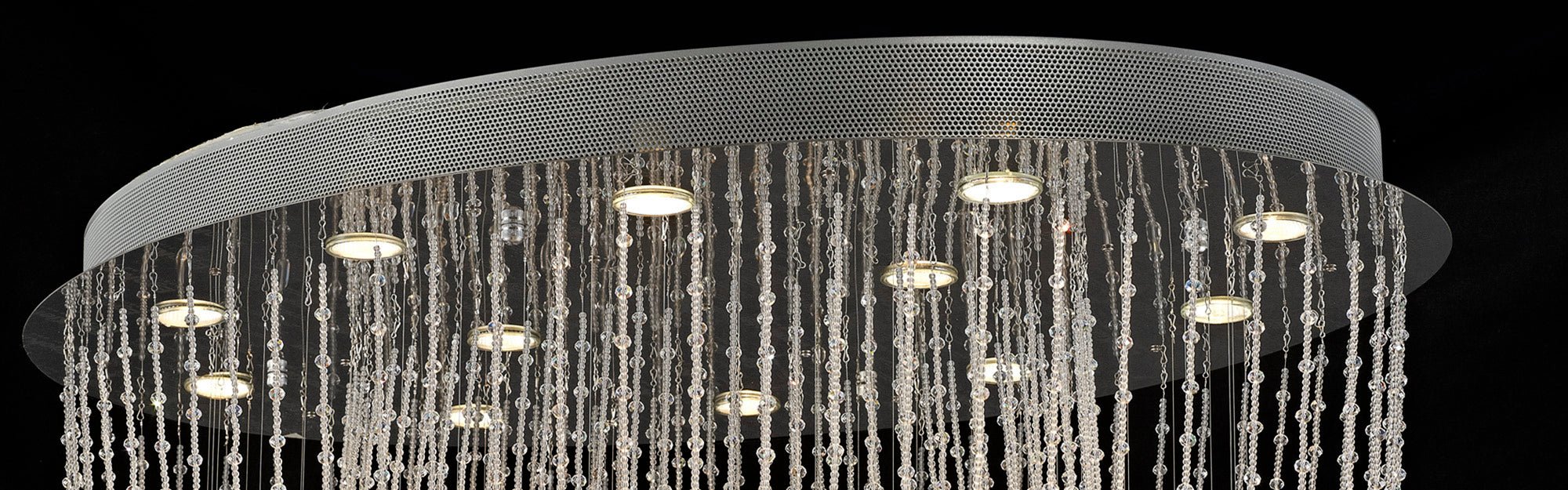 Diyas - Camilla Ceiling Oval 12 Light - Luminosity Designs Ltd