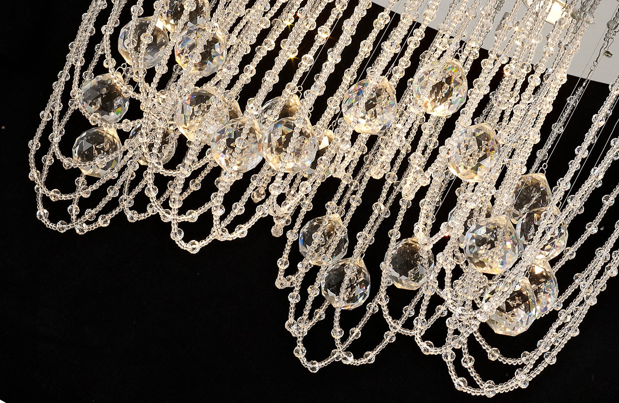 Diyas - Camilla Ceiling Oval 7 Light - Luminosity Designs Ltd