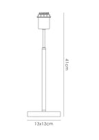 Deco - Camino Chrome Table Lamp - Luminosity Designs Ltd