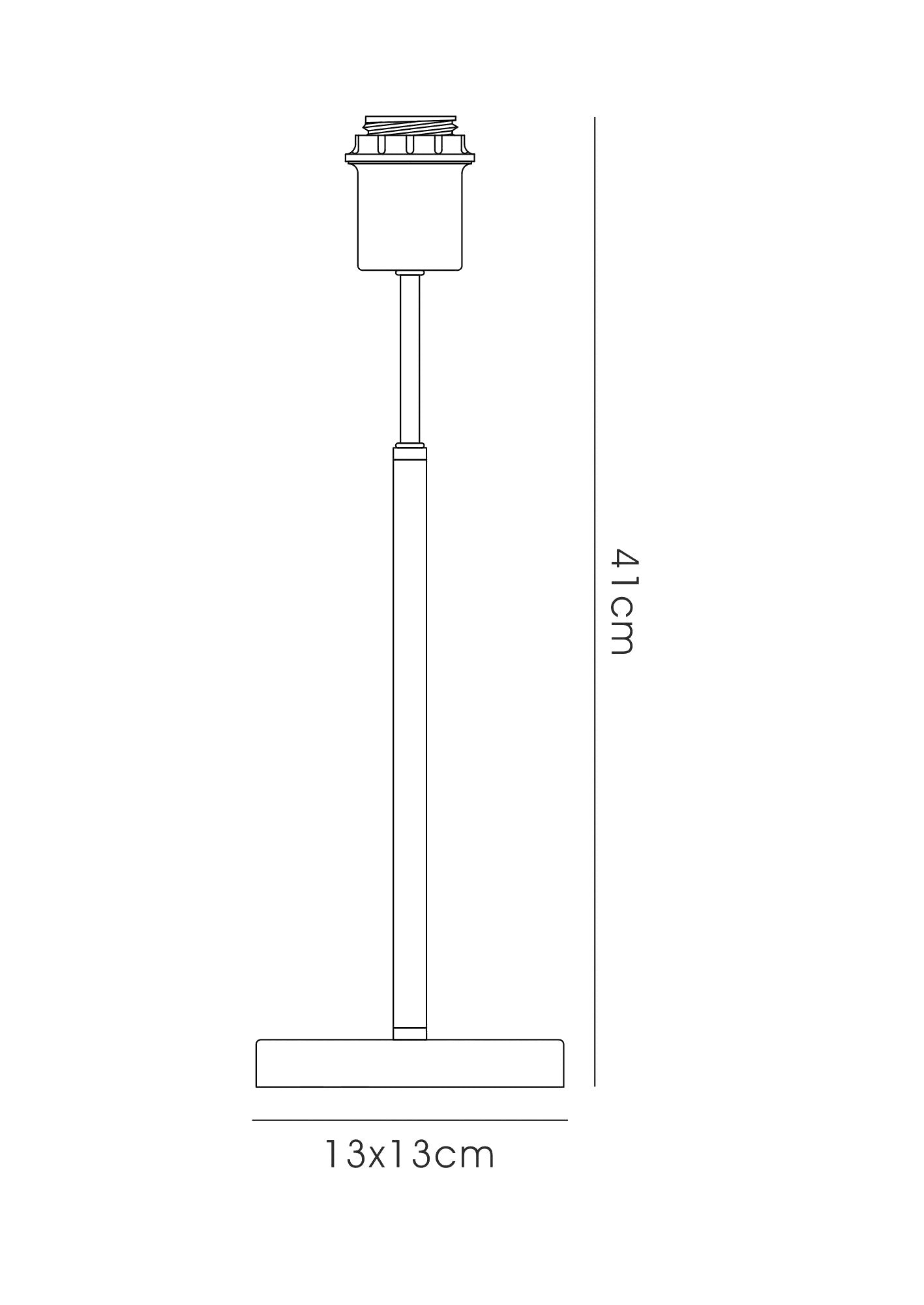 Deco - Camino Chrome Table Lamp - Luminosity Designs Ltd