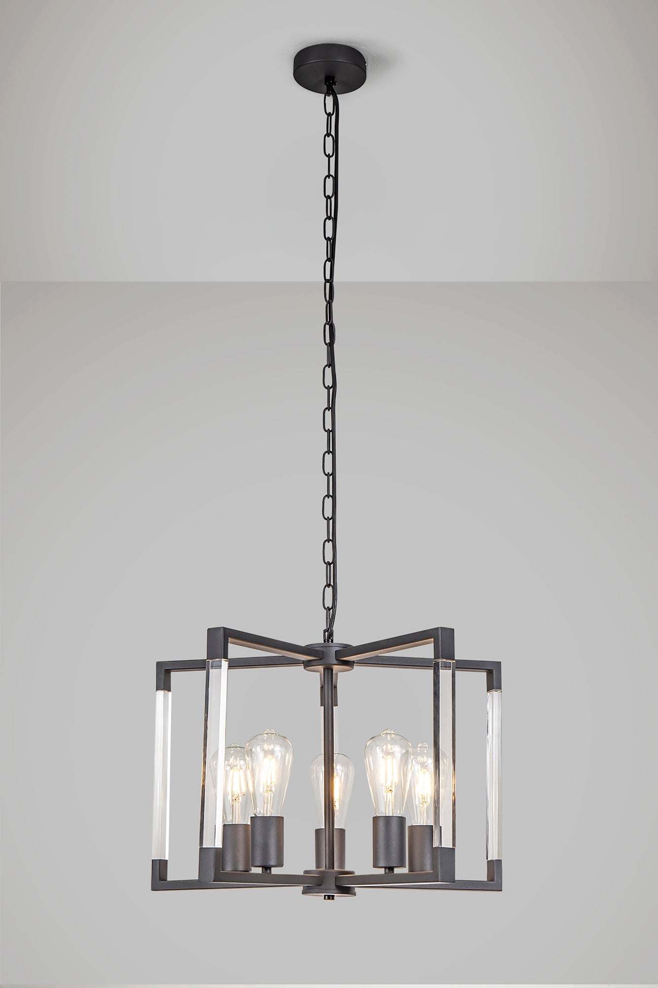 Diyas - Canto 5 Light Pendant - Luminosity Designs Ltd