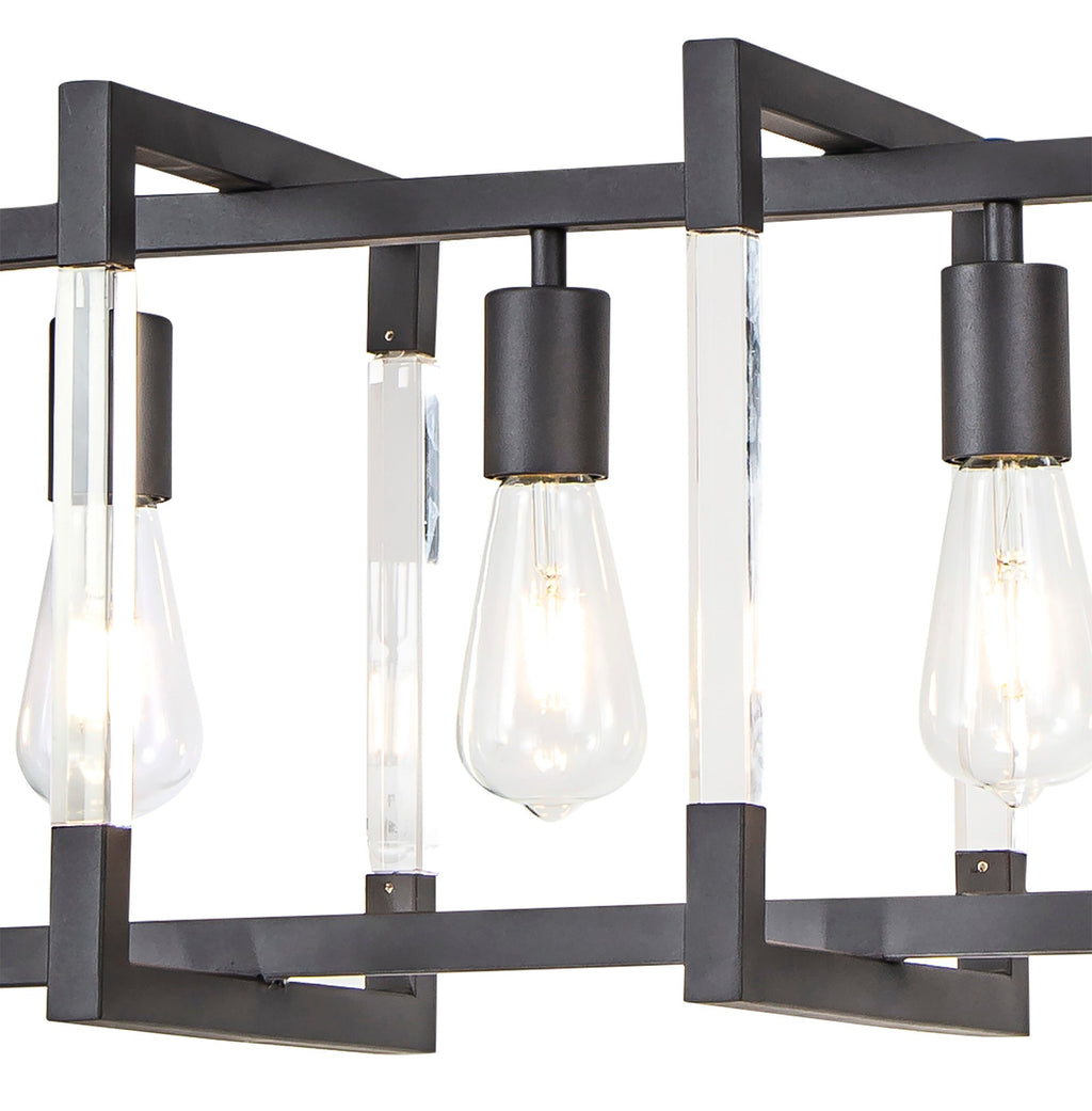 Diyas - Canto Large Rectangular Pendant - Luminosity Designs Ltd