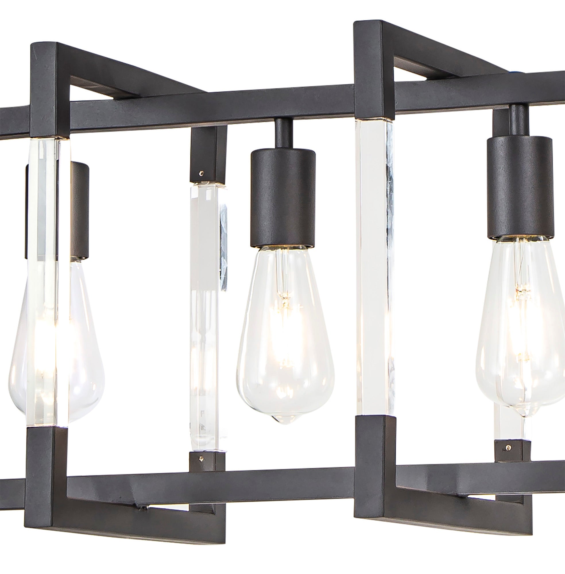 Diyas - Canto Large Rectangular Pendant - Luminosity Designs Ltd