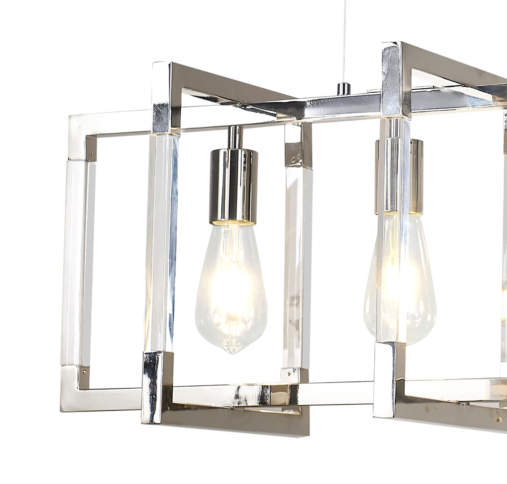 Diyas - Canto Large Rectangular Pendant - Luminosity Designs Ltd