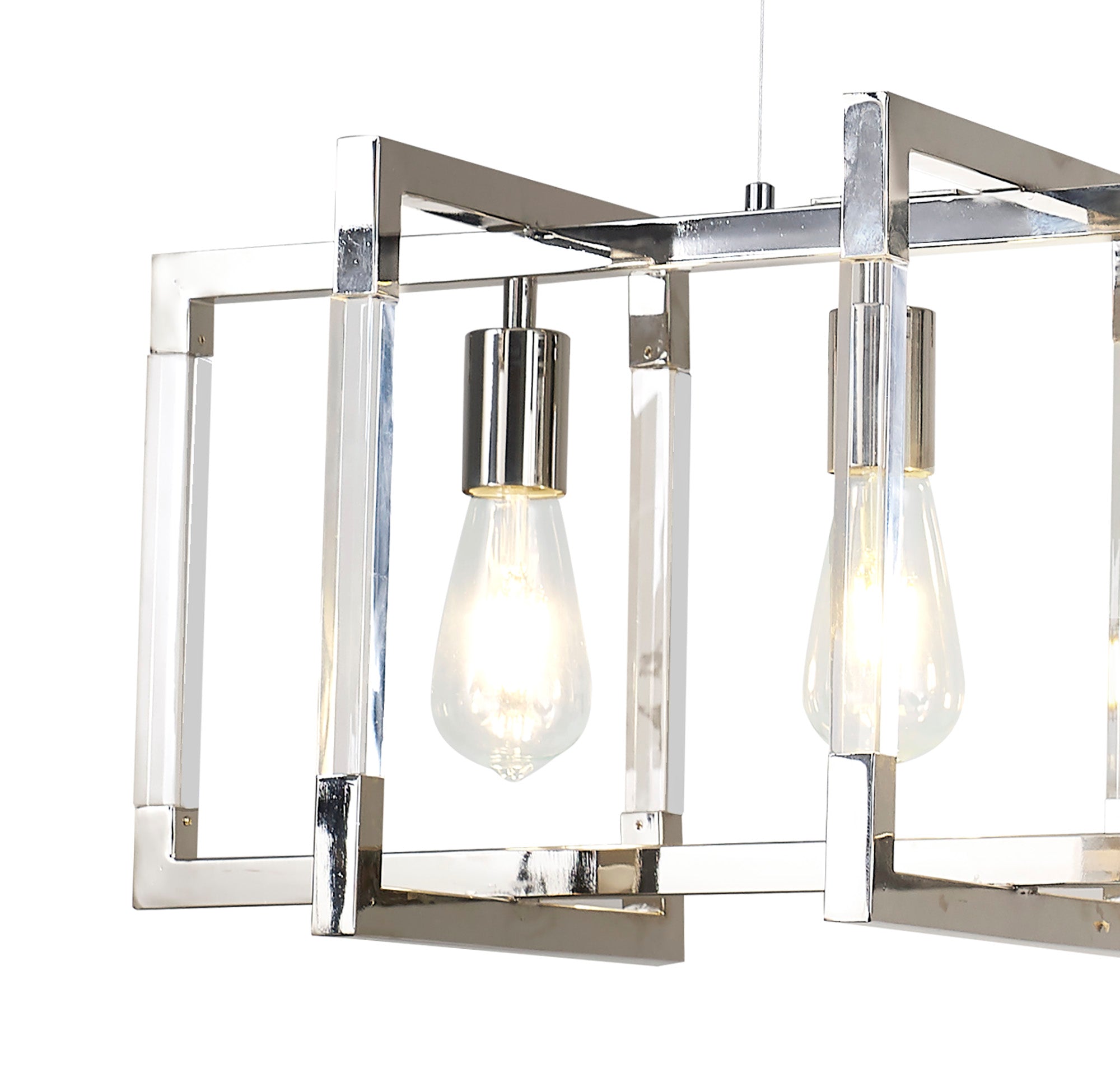 Diyas - Canto Large Rectangular Pendant - Luminosity Designs Ltd