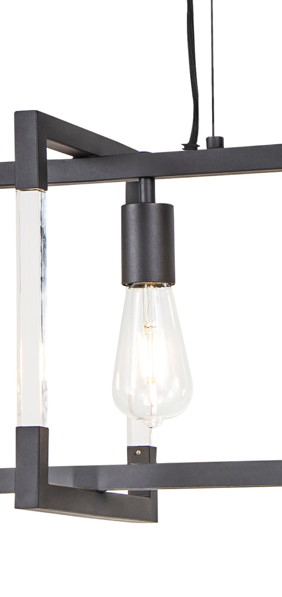 Diyas - Canto Large Rectangular Pendant - Luminosity Designs Ltd