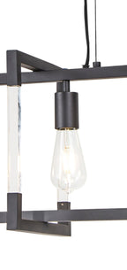 Diyas - Canto Large Rectangular Pendant - Luminosity Designs Ltd